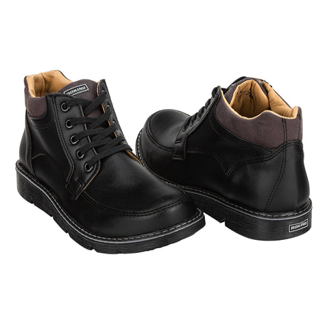 Bota Vestir Moda Joven Rokino Negro 02976