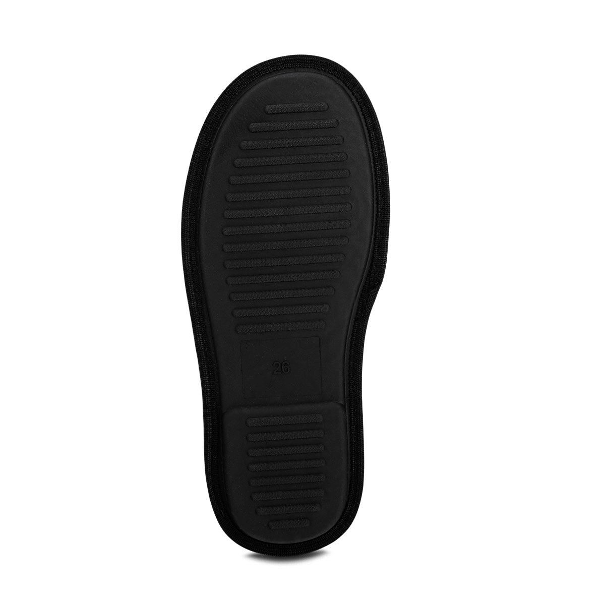 Pantufla Negro Cómoda Caballero Comfort Fit 05444