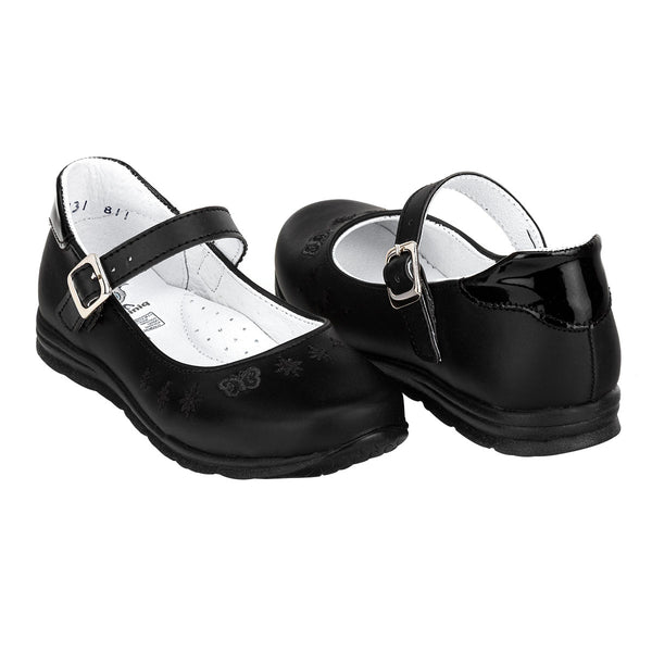 Zapato Escolar Negro Vestir Joven Dominiq 03387