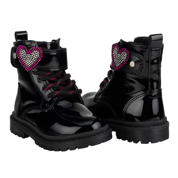 Bota Moda Corazón Niña Bambino 06115