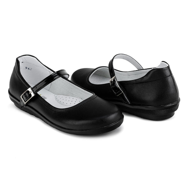 Zapato Casual Hebilla Negro Niña Rokino 04627