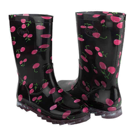 Bota Lluvia Cereza Dama Pinet 05802