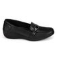 Zapato Cómodo Hebilla Negro Dama Flexi 01564