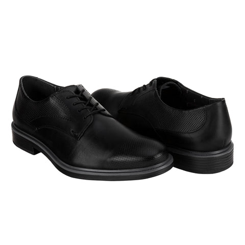 Zapato Cómodo Derby Caballero Flexi 03251/52 Negro-Tan
