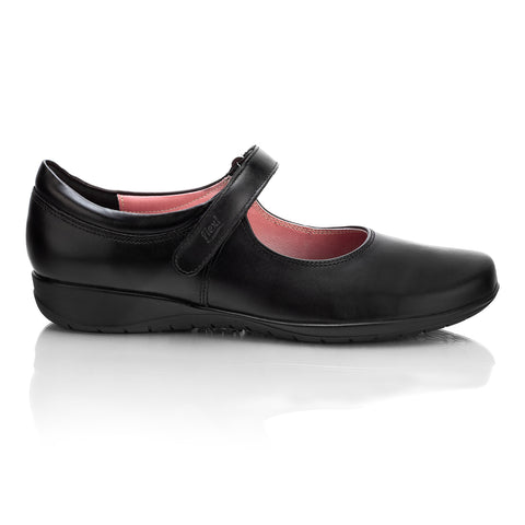 Zapato Escolar Negro Joven Flexi 00835