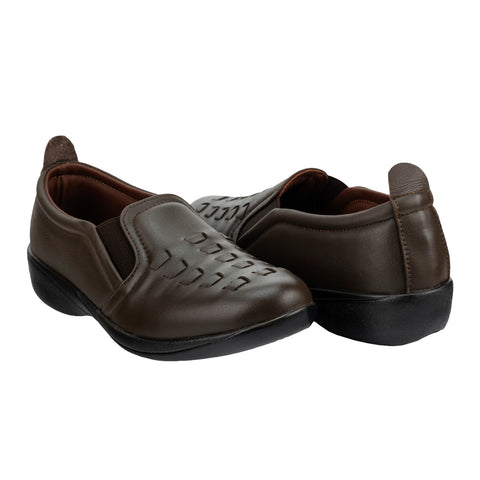 Zapato Casual Cómodo Dama Penny Lane 06248/49 Café-Negro