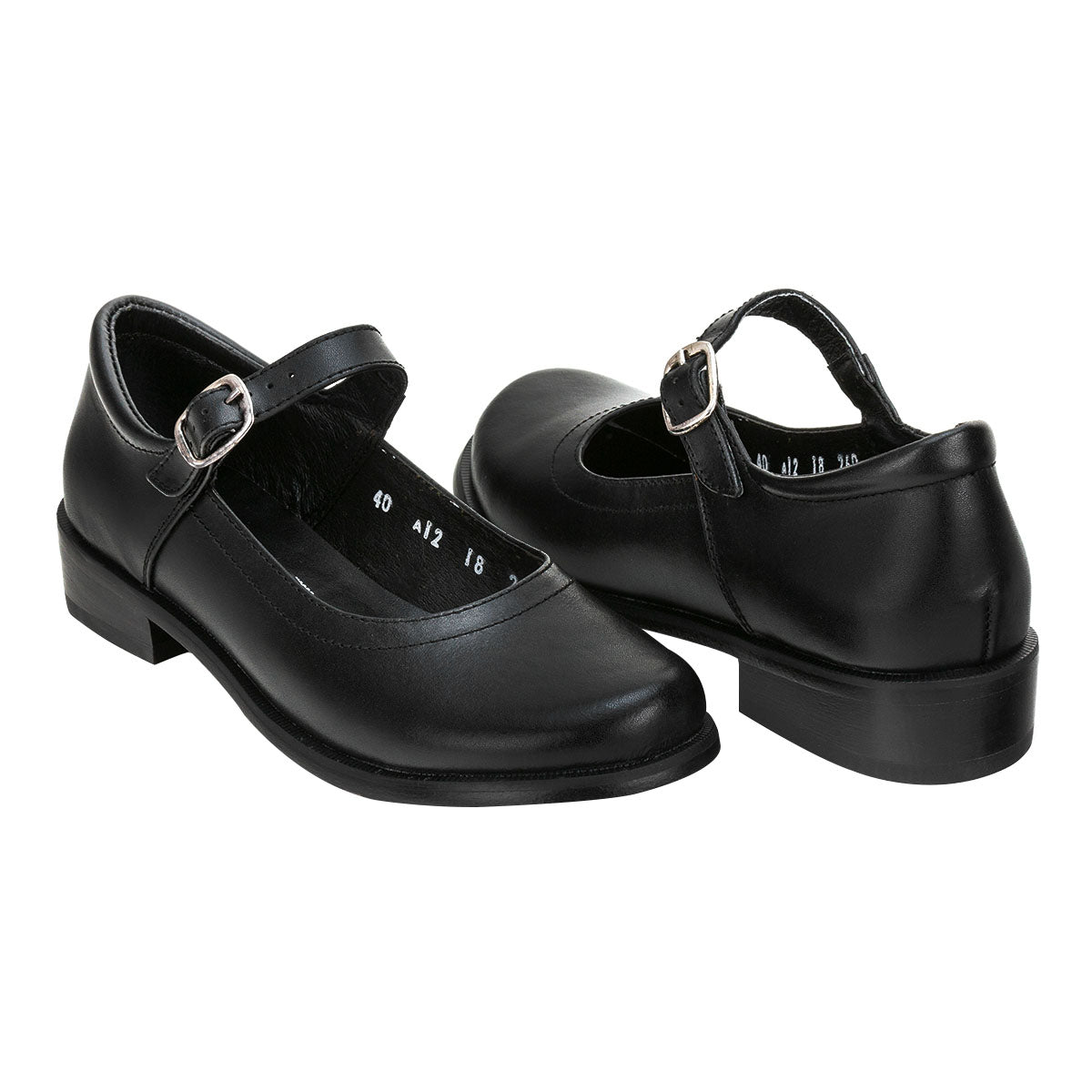 Zapato Escolar Negro Joven Lgc 00390