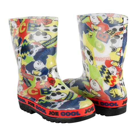 Bota Lluvia Snoopy Multicolor Niño Arra 06227