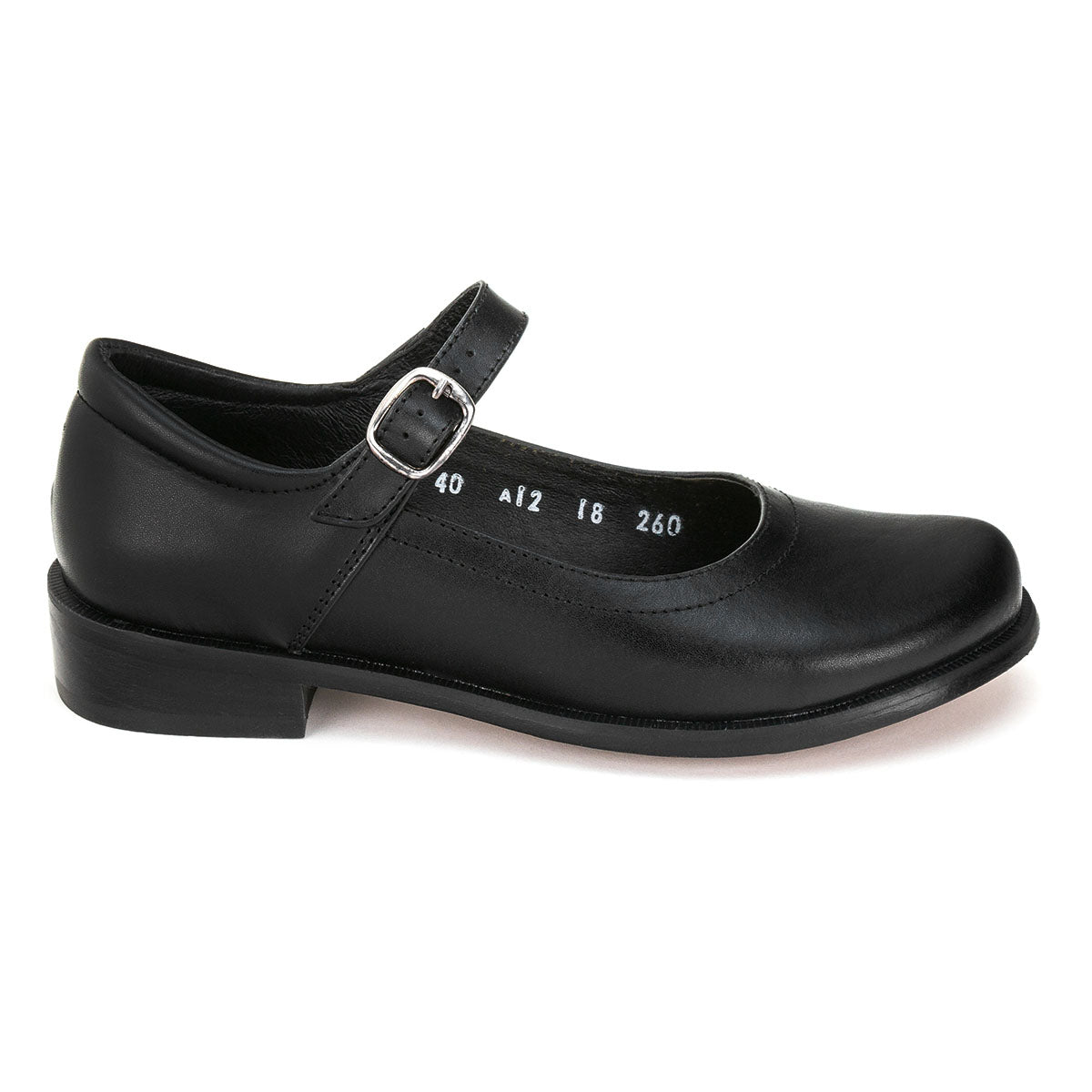 Zapato Escolar Negro Joven Lgc 00390