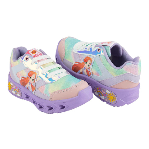 Tenis Moderno Brillos Luz Led Niña Suns 06310